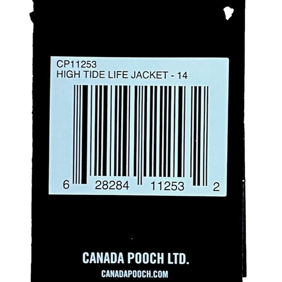 Canada Pooch Canine Size 14 High Tide Life Jacket Red Blue 12 - 17 Pounds NWT - Picture 5 of 8